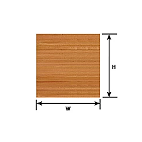 Plastruct Wood Plank Sheet 1/64" - Pack of 2