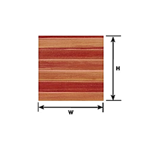 Plastruct Wood Plank Sheet 1/4" - Pack of 2