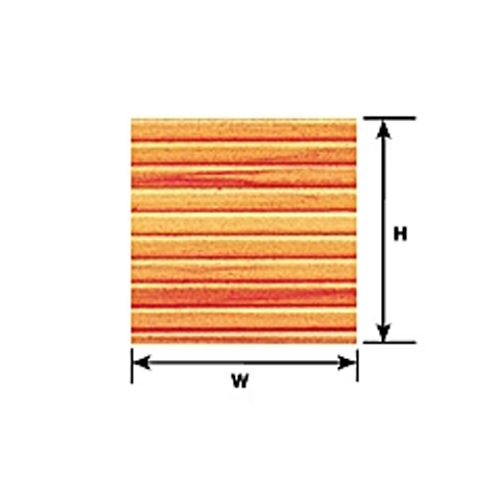 Plastruct Wood Plank Sheet 1/8" - Pack of 2