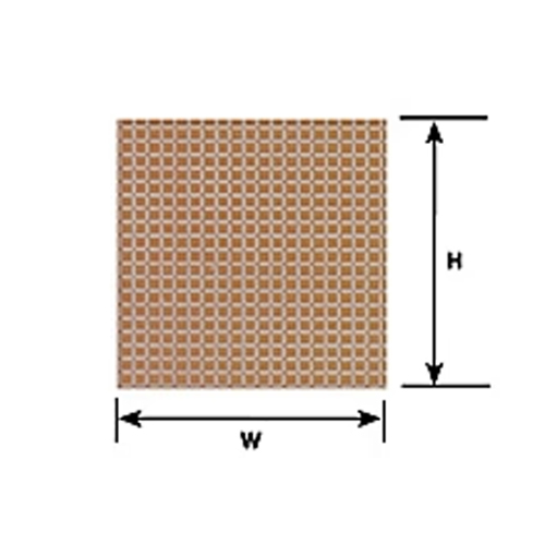 Plastruct .055 Square Tile Sheet - Pack of 2