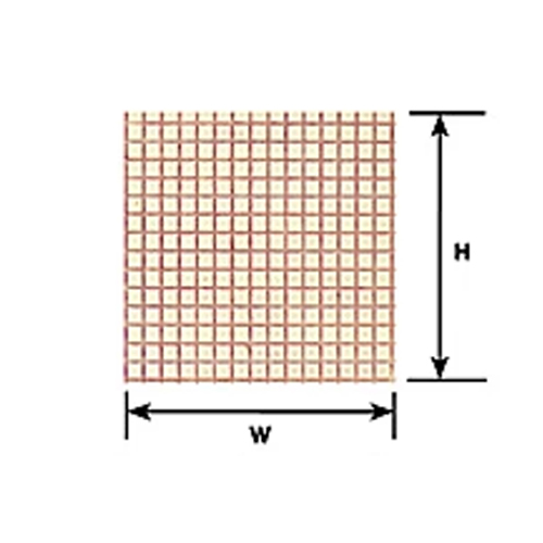 Plastruct 5/64" Square Tile Sheet - Pack of 2