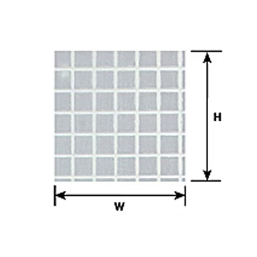 Plastruct 15/64" Square Tile Sheet - Pack of 2