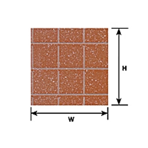 Plastruct 1/2" Square Tile Sheet - Pack of 2