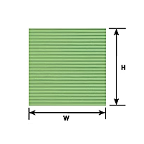 Plastruct 1/16" Clapboard Siding Sheet - Pack of 2