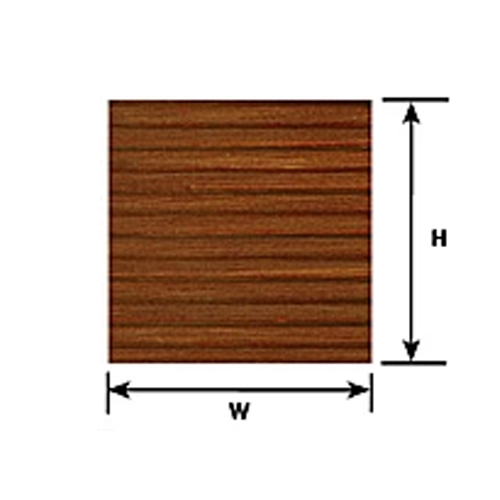  Plastruct 1/8" Clapboard Siding Sheet - Pack of 2