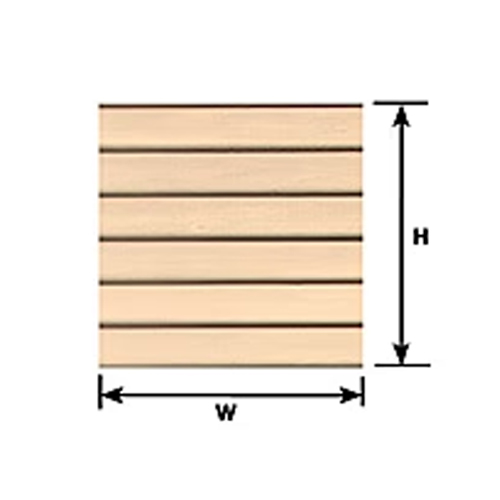 Plastruct 1/4" Clapboard Siding Sheet - Pack of 2