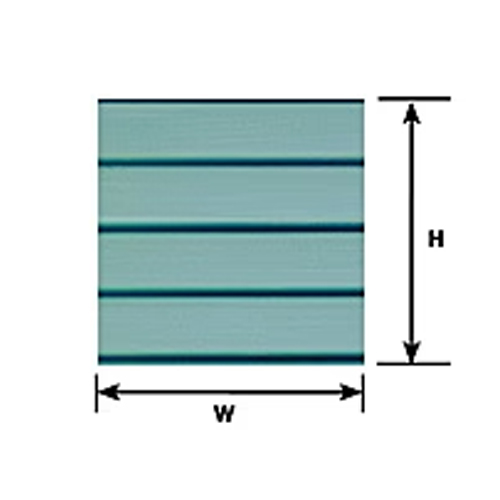 Plastruct 5/16" Clapboard Siding Sheet - Pack of 2
