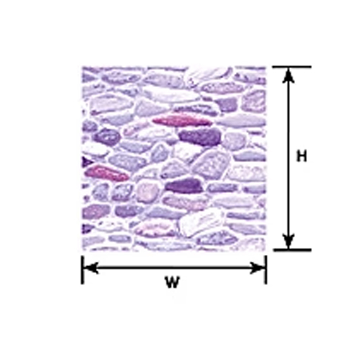 Plastruct Field Stone Sheet O Scale - Pack of 2