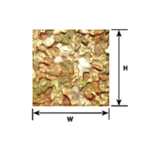 Plastruct Rock Embankment Sheet O Scale - Pack of 2