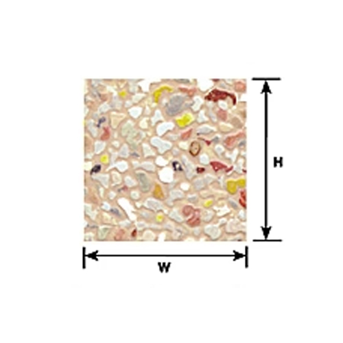 Plastruct Field Stone Sheet HO Scale - Pack of 2