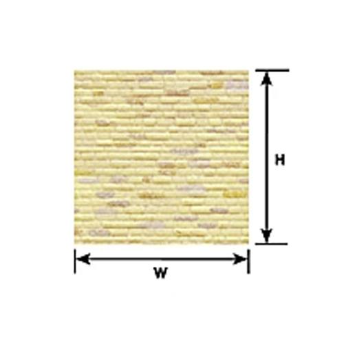 Plastruct Dressed Stone/Block Sheet HO Scale - Pack of 2