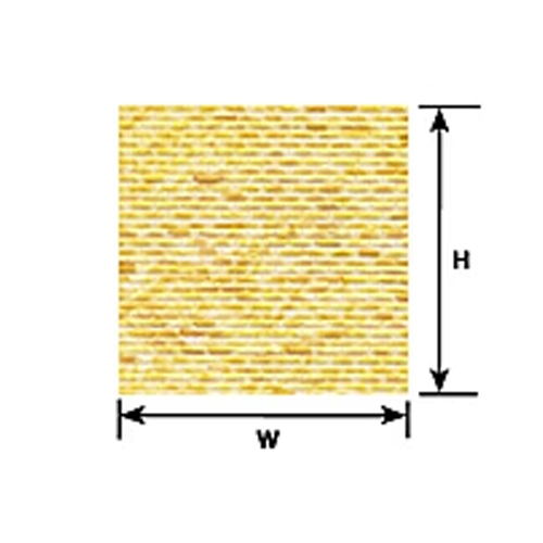 Plastruct Rough Brick Sheet HO Scale - Pack of 2