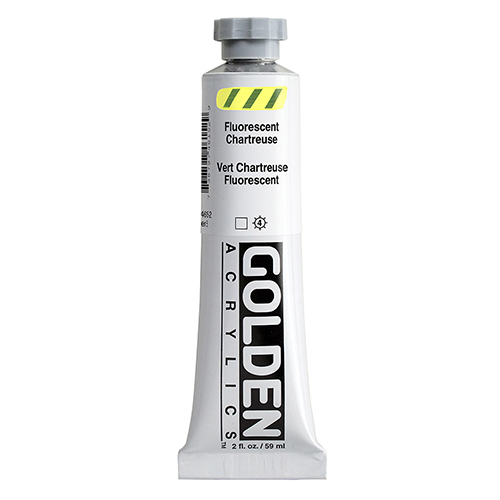 Golden Heavy Body Acrylic � Fluorescent Chartreuse 2oz