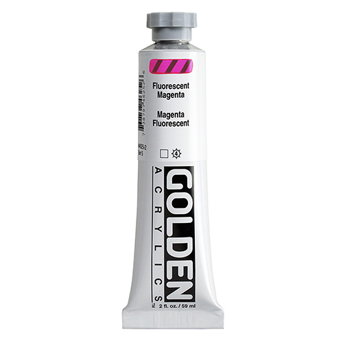 Golden Heavy Body Acrylic � Fluorescent Magenta 2oz