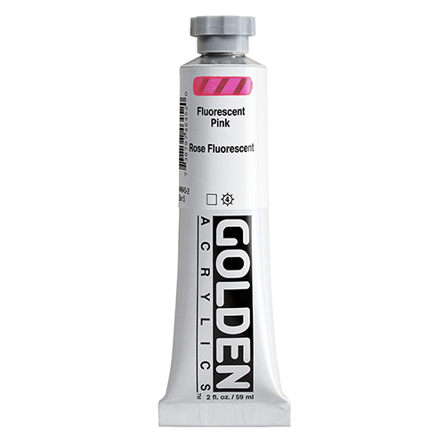 Golden Heavy Body Acrylic � Fluorescent Pink 2oz