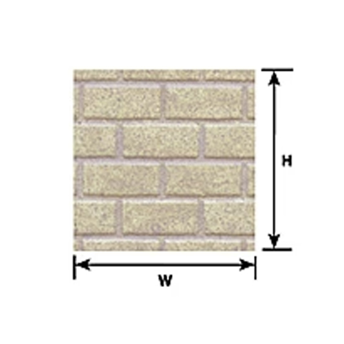 Plastruct Cement Block Sheet G Scale - Pack of 2