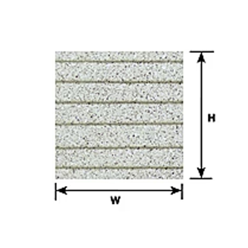 Plastruct Ashphalt Shingle Roof Sheet G Scale - Pack of 2