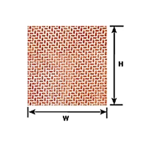 Plastruct Interlocking Paving Sheet HO Scale - Pack of 2