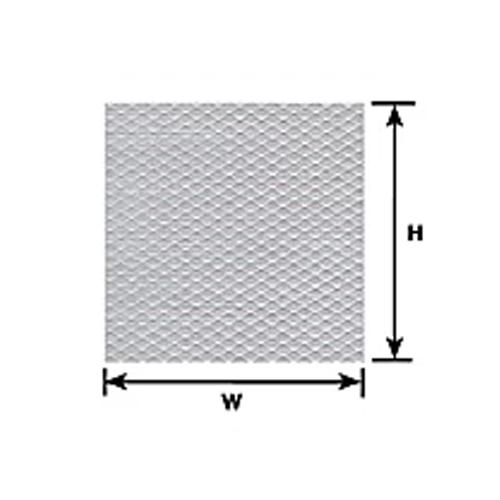 Plastruct Tread Plate Sheet HO Scale - Pack of 2