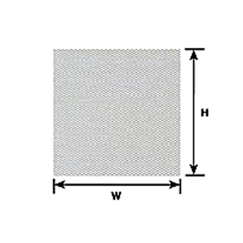 Plastruct Tread Plate Sheet Z Scale - Pack of 2