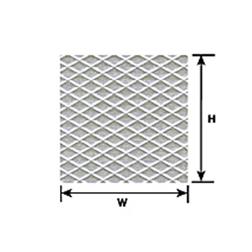 Plastruct Tread Plate Sheet G Scale - Pack of 2