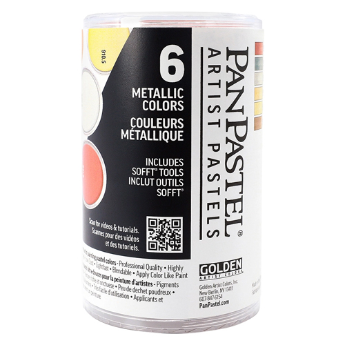 PanPastel 6 Metallic Colours Set