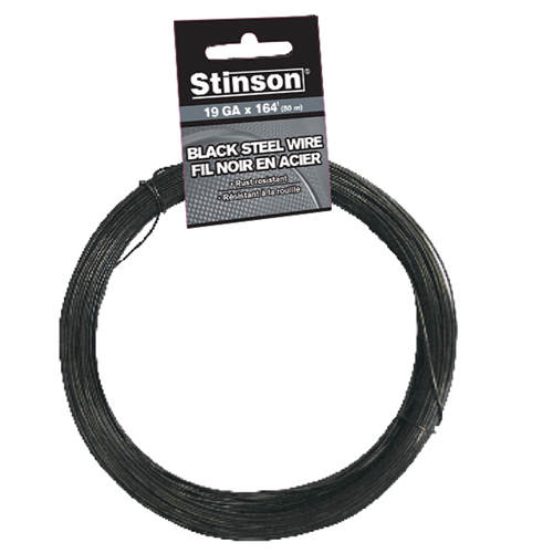 Black Steel Tie Wire - 19ga x 50m