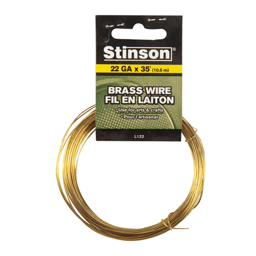 Brass Tie Wire - 22ga x 10.4m