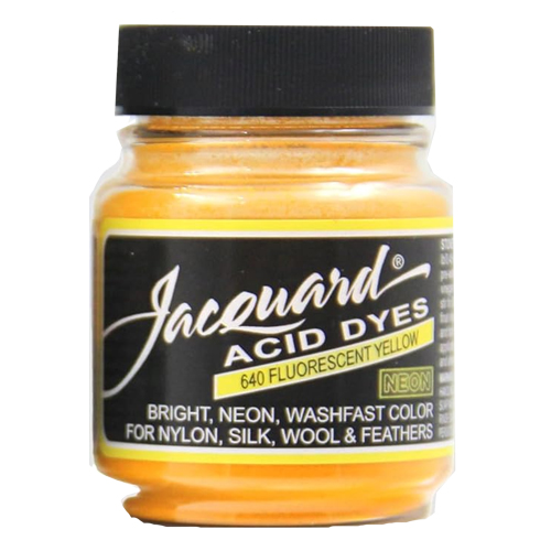 Jacquard Acid Dye - Fluorescent Yellow, 0.5 oz