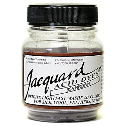 Jacquard Acid Dye - Brown, 0.5 oz