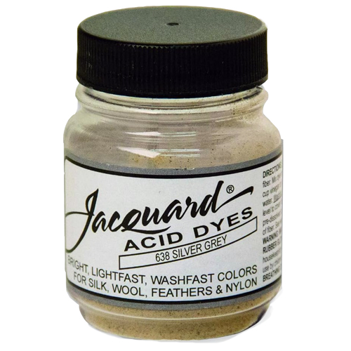 Jacquard Acid Dye - Silver Grey, 0.5 oz