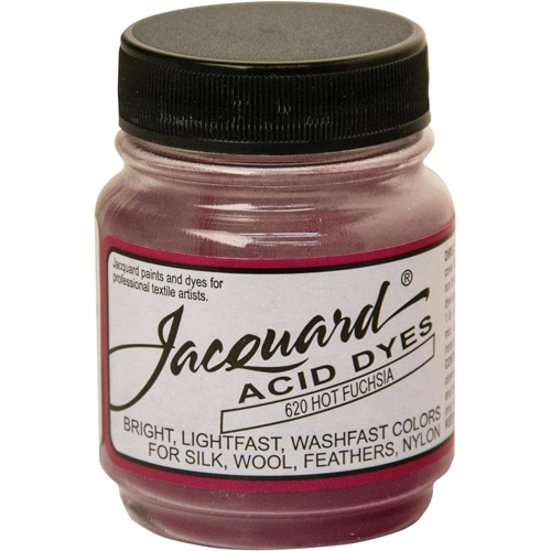 Jacquard Acid Dye - Hot Fuchsia, 0.5 oz
