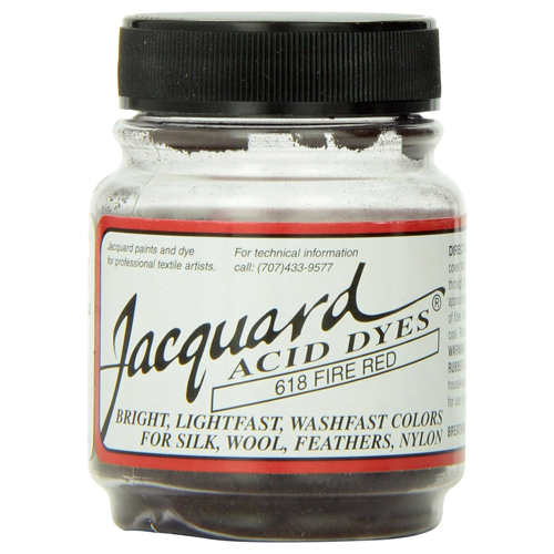 Jacquard Acid Dye - Fire Red, 0.5 oz