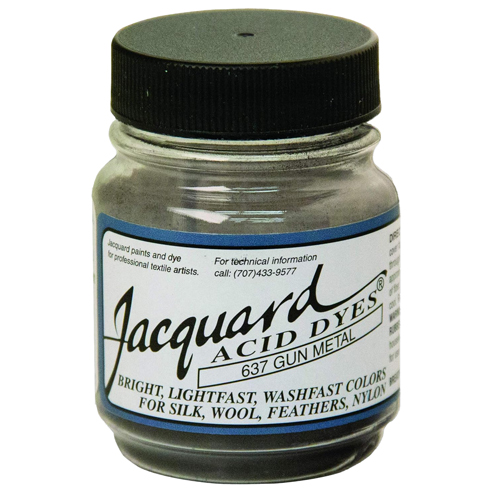 Jacquard Acid Dye - Gun Metal, 0.5 oz
