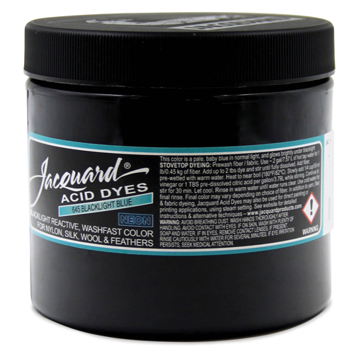 Jacquard Acid Dye - Blacklight Blue, 8 oz
