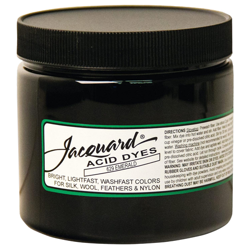 Jacquard Acid Dye - Emerald, 8 oz