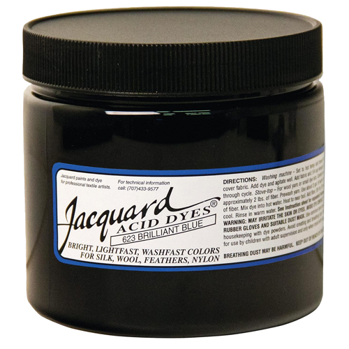 Jacquard Acid Dye - Brilliant Blue, 8 oz