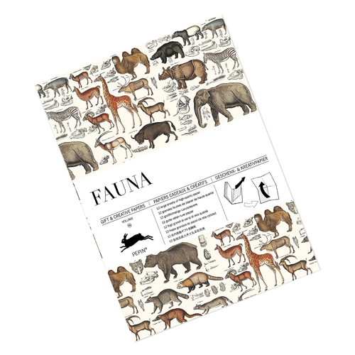 Pepin Giftwrap and Creative Paper Book Vol.90 - Fauna