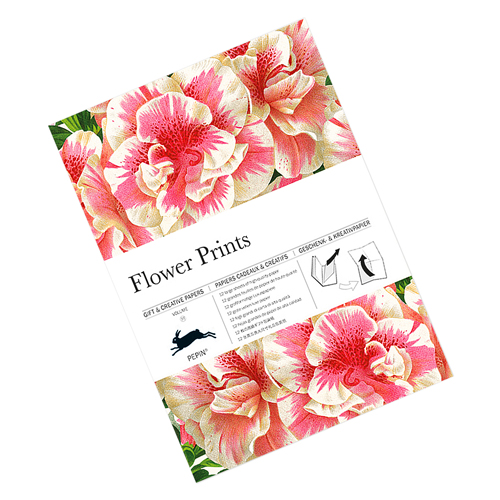 Pepin Giftwrap and Creative Paper Book Vol.77 - Flower Prints