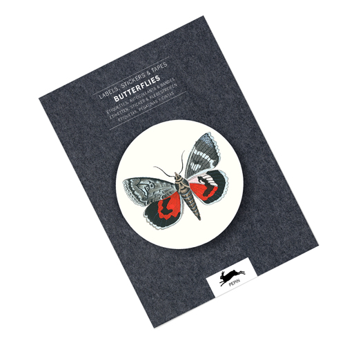 Pepin Label & Sticker Book - Butterflies