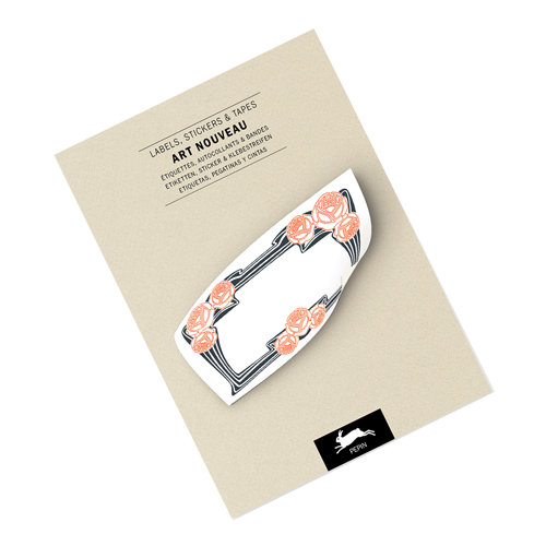 Pepin Label & Sticker Book - Art Nouveau