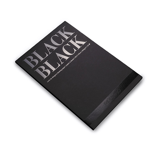 Fabriano Black Black Paper Pad � 11" x 16"