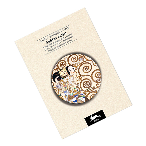 Pepin Label & Sticker Book - Gustav Klimt
