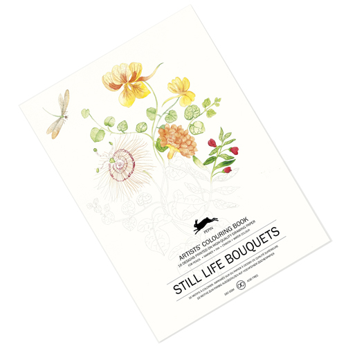 Pepin Artists' Colouring Book - Still Life Bouquets