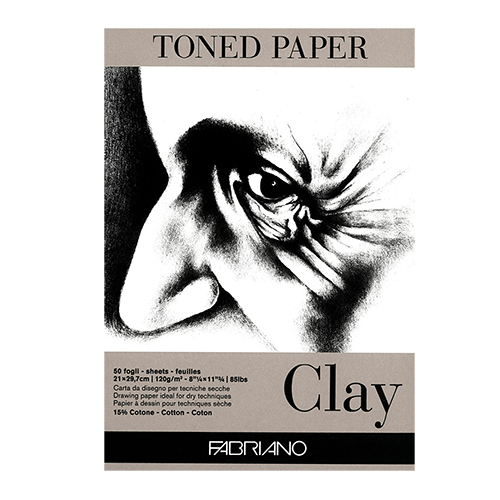 Fabriano Toned Paper Pad - Clay - 8" x 11"