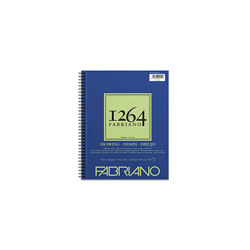 Fabriano 1264 Drawing Pad - 9" x 12"