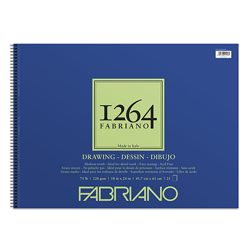 Fabriano 1264 Drawing Pad � 18" x 24" 