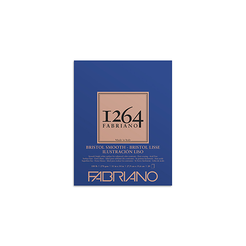Fabriano 1264 Bristol Smooth Pad � 11" x 14"