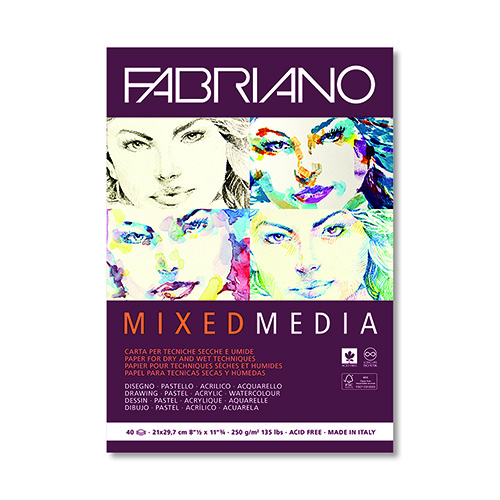 Fabriano Mixed Media Pad � 8� x 11�