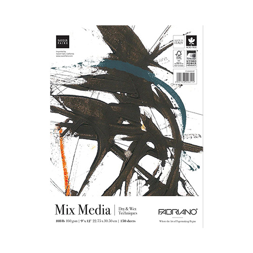Fabriano Studio Mixed Media Fat Pad � 9� x 12�